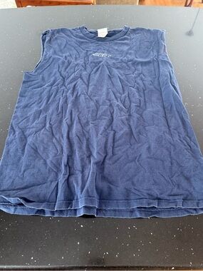 Throwback Navy Blue AND1 Sleeveless Tee